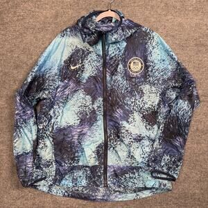 Nike Size Large Windbreaker Jacket‎ Team USA Olympic Blue Lebron James